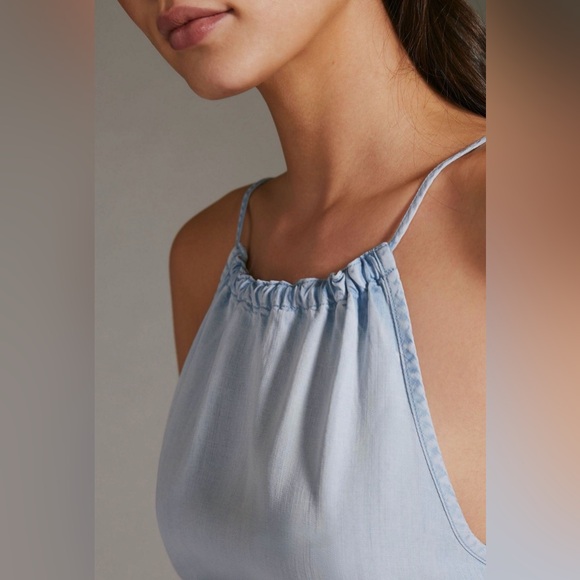 NEW Anthropologie Cloth & Stone Tie Back Halter Top - Picture 3 of 11